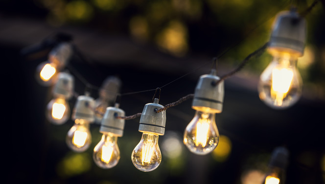 Terrace Light Outside Evening